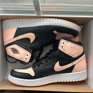 Nike Air Jordan 1 Retro High OG GS Black Crimson Tint 6Y |Worn Once |Extra Laces